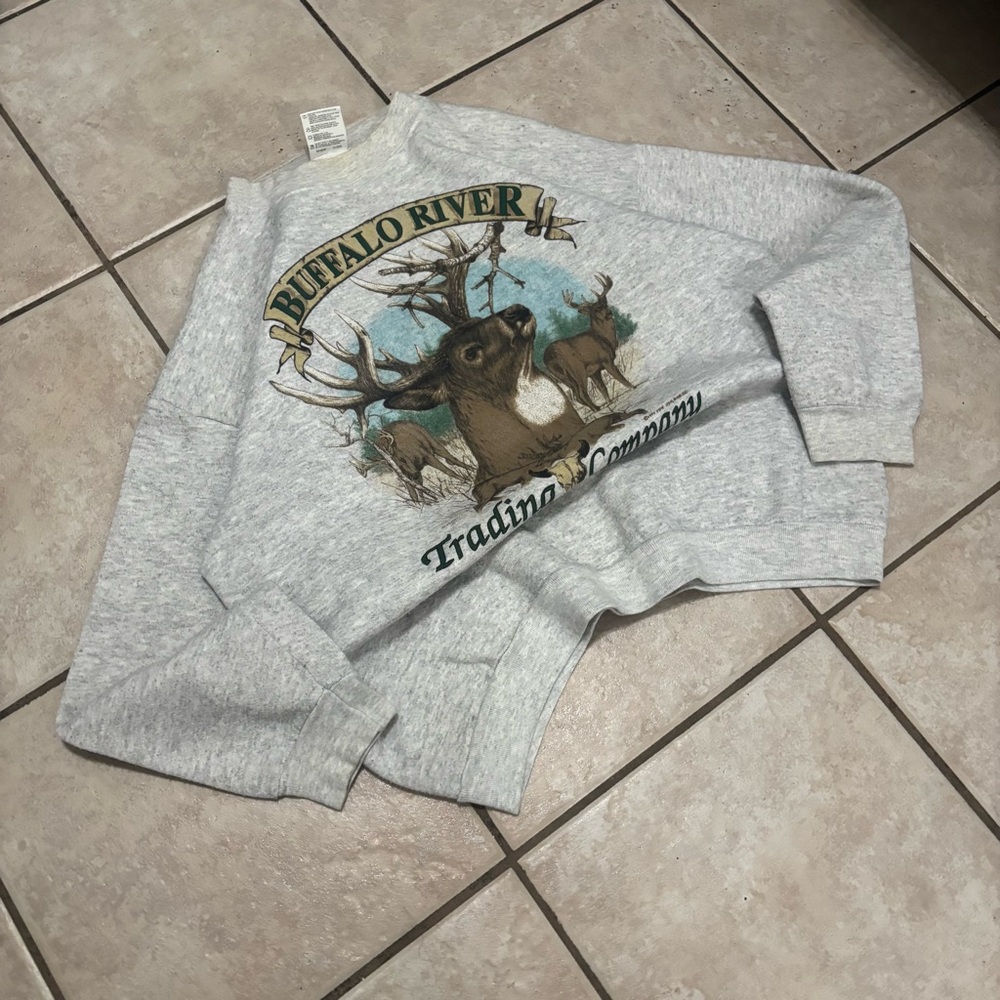 Vintage 90s Buffalo River Trading Company crewneck sweatshirt
